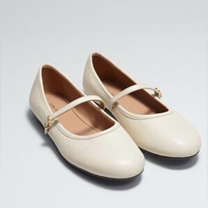 Brand New &otherstories Mary Jane Leather Ballerina Flats
